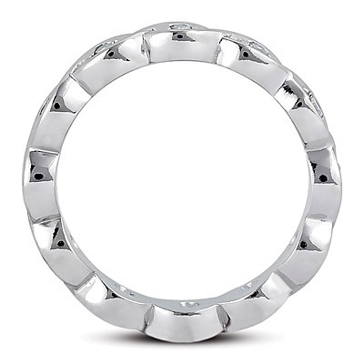 0.24 ct. Diamond Eternity Wedding Band 2 thumbnail 2