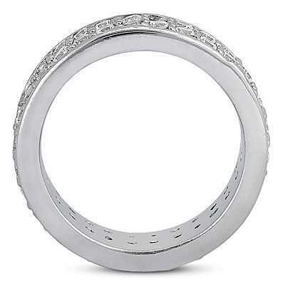1.74 ct. Diamond Eternity Wedding Band 1 - view 2