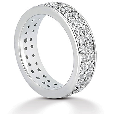 1.80 ct. Diamond Eternity Wedding Band 1 - view 3
