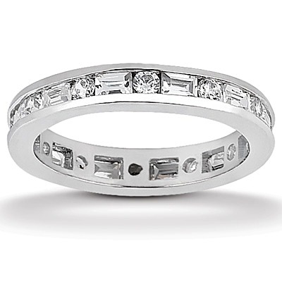 1.43 ct. Diamond Eternity Wedding Band