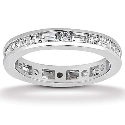 1.56 ct. Diamond Eternity Wedding Band - view 1