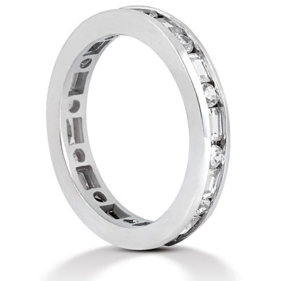 1.56 ct. Diamond Eternity Wedding Band - view 3