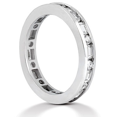 1.56 ct. Diamond Eternity Wedding Band thumbnail 3