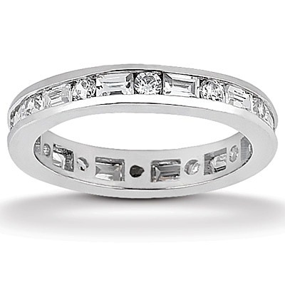 1.56 ct. Diamond Eternity Wedding Band 1 thumbnail 1