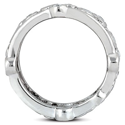 0.91 ct. Diamond Eternity Wedding Band 3 - view 2