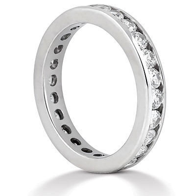1.47 ct. Diamond Eternity Wedding Band - view 3