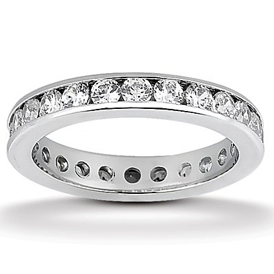 1.54 ct. Diamond Eternity Wedding Band 2 thumbnail 1