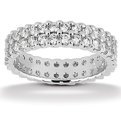 1.86 ct. Diamond Eternity Wedding Band - view 1