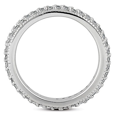 0.42 ct. Diamond Eternity Wedding Band 3 - view 2