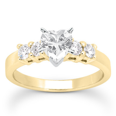 Round Cut Shared Prong Set Diamond Bridal Ring (0.40 ct. tw.) thumbnail 21