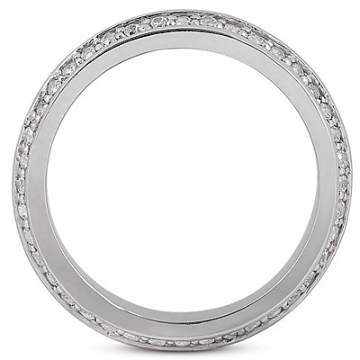 0.72 ct. Diamond Eternity Wedding Band 8 - view 2