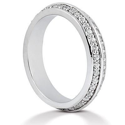0.80 ct. Diamond Eternity Wedding Band 1 thumbnail 3