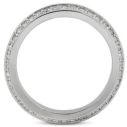 1.24 ct. Diamond Eternity Wedding Band thumbnail 2