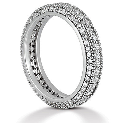 1.11 ct. tw. Diamond Eternity Wedding Band thumbnail 3