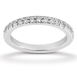 0.58 ct. Diamond Eternity Wedding Band