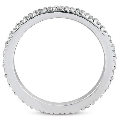 0.66 ct. Diamond Eternity Wedding Band thumbnail 2
