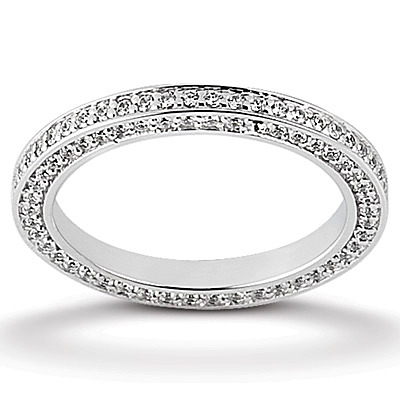 0.79 ct. t.w. Diamond Eternity Wedding Band - view 1