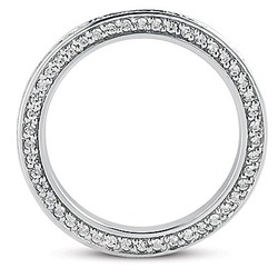 0.79 ct. t.w. Diamond Eternity Wedding Band thumbnail 2
