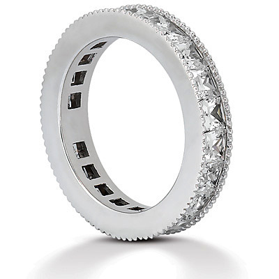 3.57 ct. Diamond Eternity Wedding Band thumbnail 3