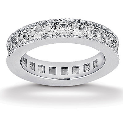 3.74 ct. Diamond Eternity Wedding Band 2 thumbnail 1