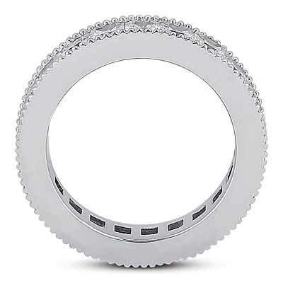 3.74 ct. Diamond Eternity Wedding Band 3 - view 2