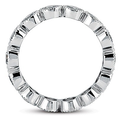 2.10 ct. Diamond Eternity Wedding Band 6 thumbnail 2