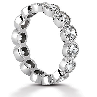 2.25 ct. Diamond Eternity Wedding Band 6 - view 3