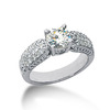 Round Cut Fancy Engagement Ring (0.51 ct. t.w..)