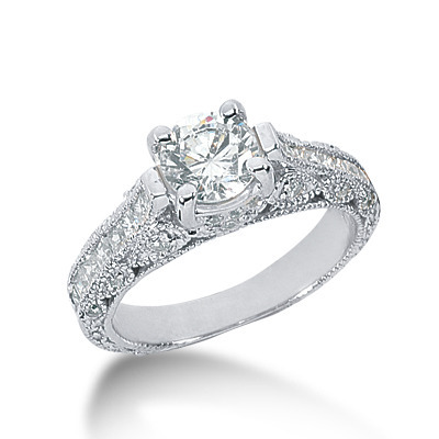 Antique Diamond Engagement Ring (0.65 ct. tw.) thumbnail 1