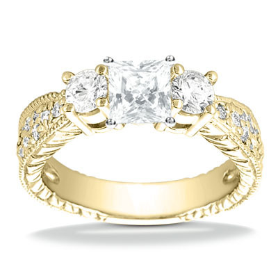 0.68 t.c.w Diamond Accented Engagement Ring thumbnail 16