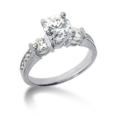 Channel Set Diamond Engagement Ring (0.70 t.c.w.) thumbnail 1