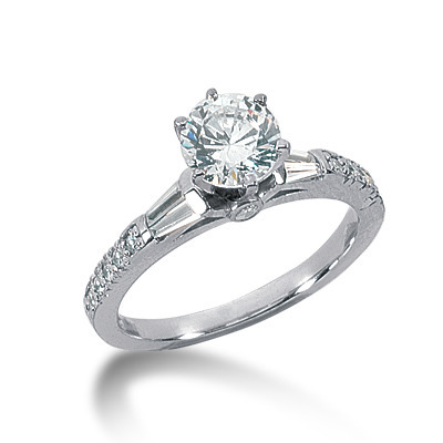 Tapered Baquette Diamond Ring (0.37 t.c.w.) thumbnail 1