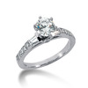Tapered Baquette Diamond Engagement Ring (0.33 t.c.w.)