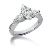 Pear-shaped Diamond Engagement Ring  (0.98 t.c.w.)