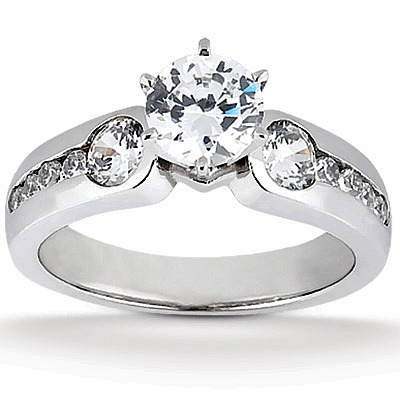 Die Struck Head Diamond Engagement Ring (0.71 t.c.w.) thumbnail 1