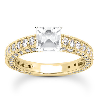 Prong Set Antique Diamond Bridal Ring (1.52 ct. tw.) thumbnail 18