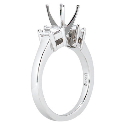 Princesss Cut Prong Set Diamond Engagement Ring (0.54 ct. tw.) thumbnail 17
