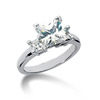 Princesss Cut Prong Set Diamond Engagement Ring (0.54 ct.tw.)
