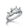 Princesss Cut Prong Set Diamond Engagement Ring (0.80 ct.tw.)