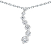 0.75 ct. Round Cut Diamond Journey Pendant