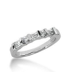 0.61 ct. t.w. Multi-Shape Diamond Wedding Band