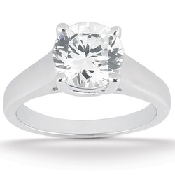 1.00 ct. Round Cut Solitaire Diamond Bridal Ring