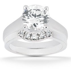 1.00 ct. Round Cut Solitaire Diamond Bridal Ring thumbnail 2