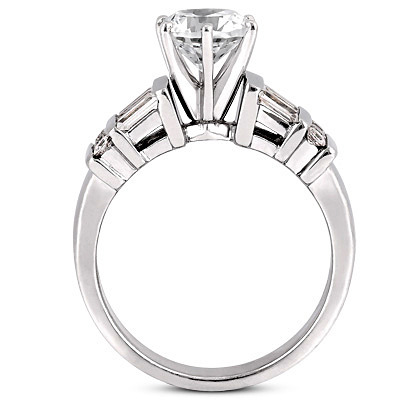 Double Row Multi-Shape Diamond Engagement Ring (0.48 ct. tw.) thumbnail 2