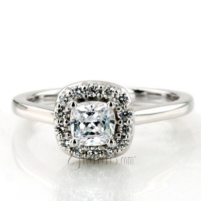 Palladium Engagement Ring (0.21 ct. tw.) 