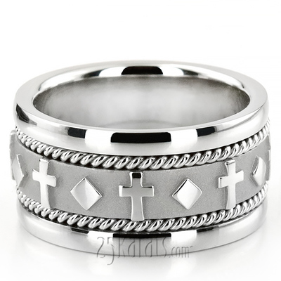 Exclusive Religious Wedding Band 