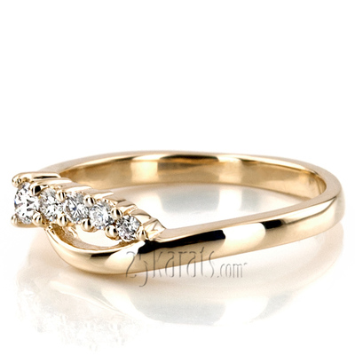 0.24 ct. Five Stone Prong Set Diamond Fancy Ring