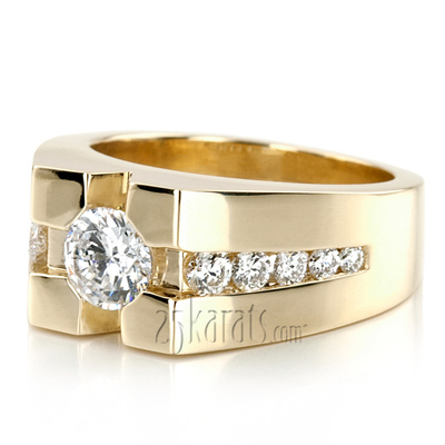 Exclusive Men's Fancy Diamond Band