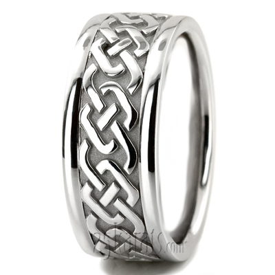 Sturdy Celtic Wedding Band