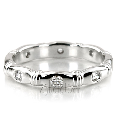 0.24 ct. Diamond Eternity Wedding Band Set